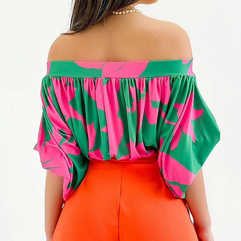 Bluse mit Blumenmuster – Lilian