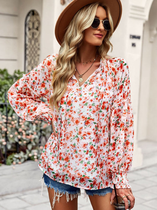 Bedruckte Bluse