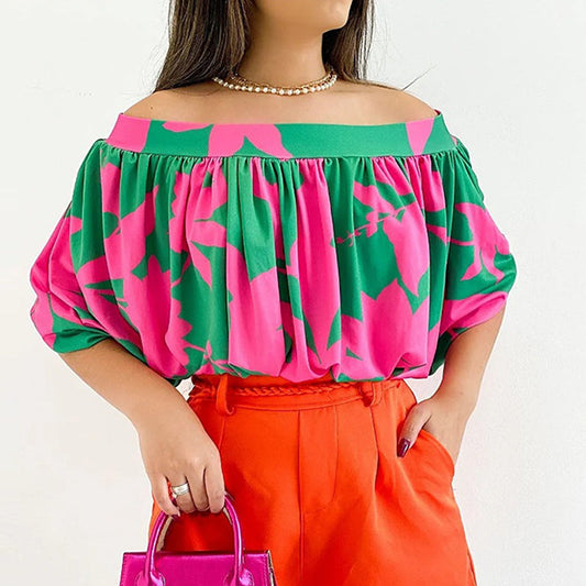 Bluse mit Blumenmuster – Lilian