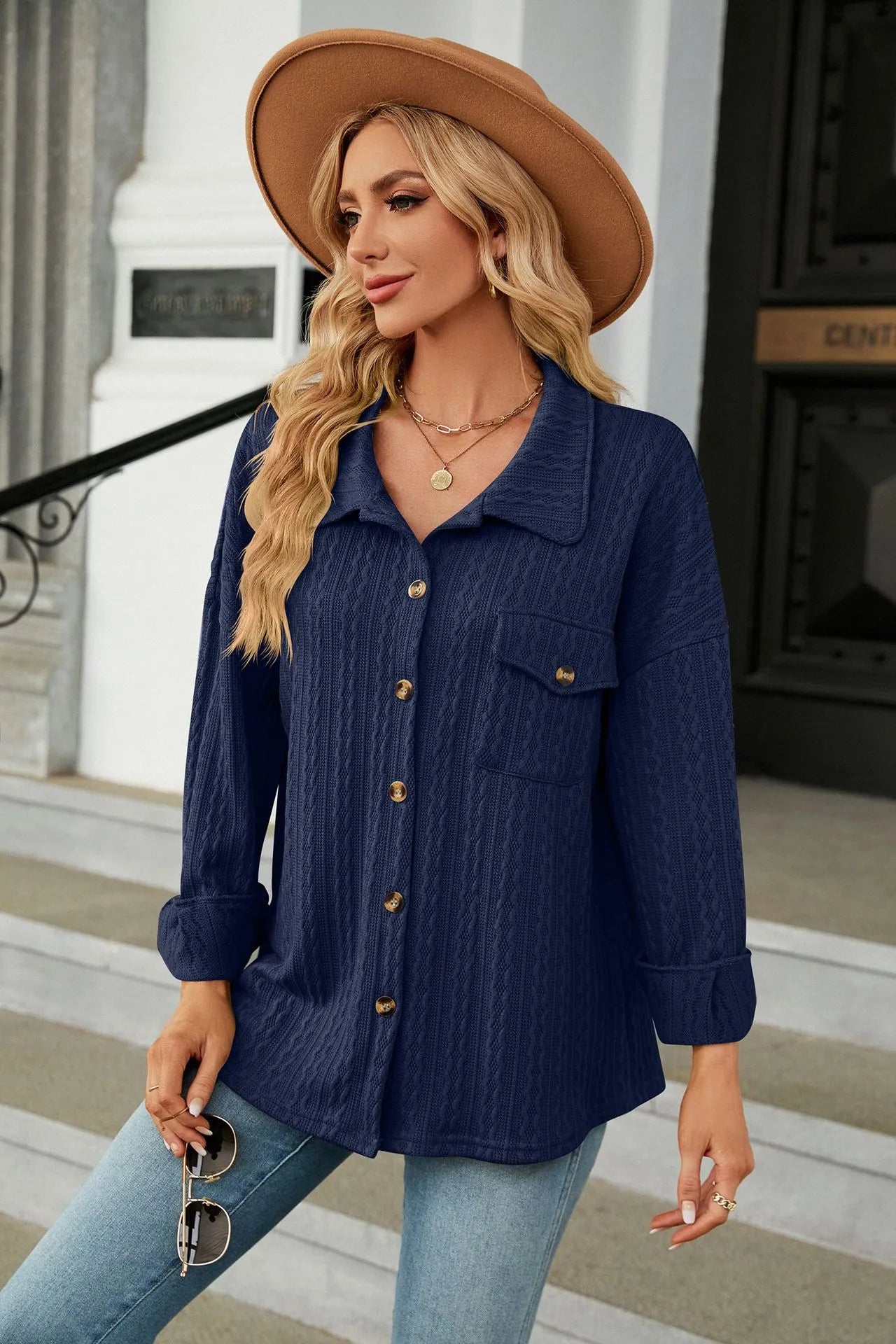 Bedruckte Bluse