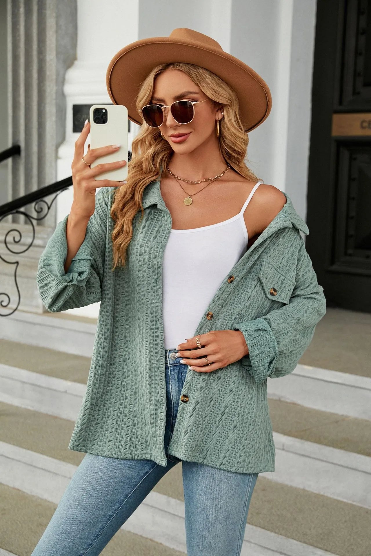 Bedruckte Bluse